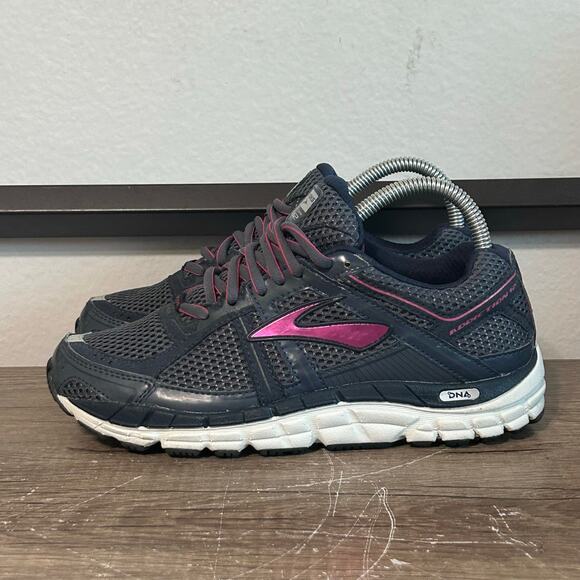 Brooks Addiction 12 Women’s Athletic Walking Shoes Sneakers Size 7 Gray - Picture 1 of 8
